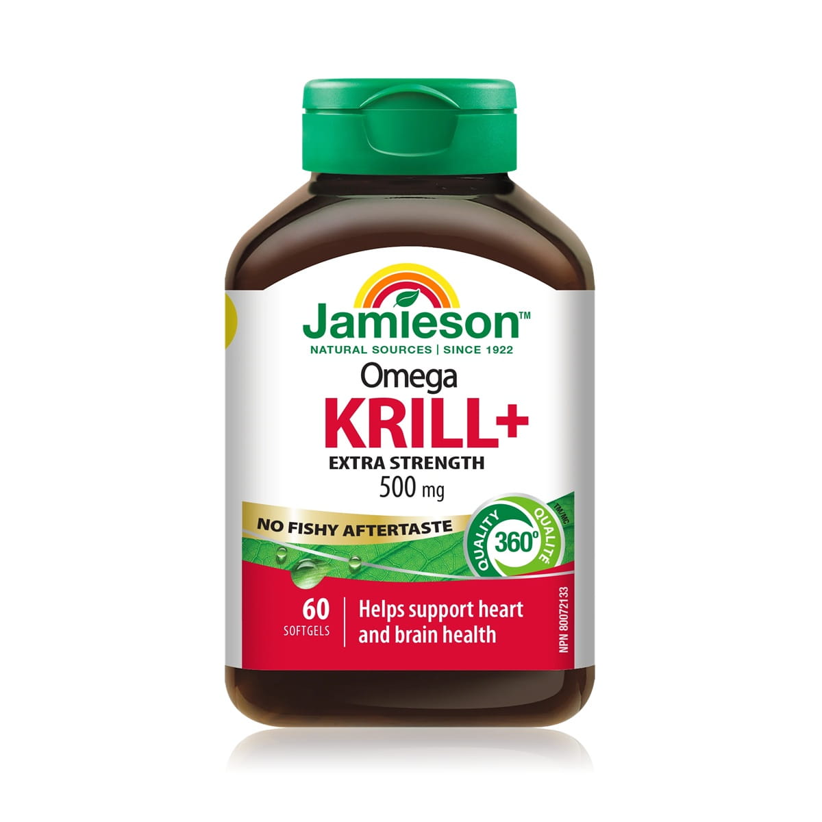 Bottle for Jamieson Omega Krill Plus Extra Strength 500 mg (60 softgels) EN