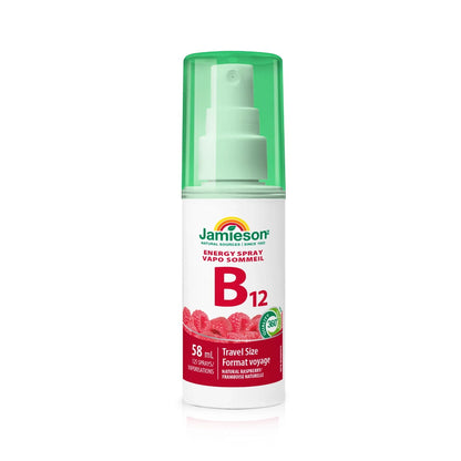 Product bottle for Jamieson Vitamin B12 Energy Spray (58 mL)