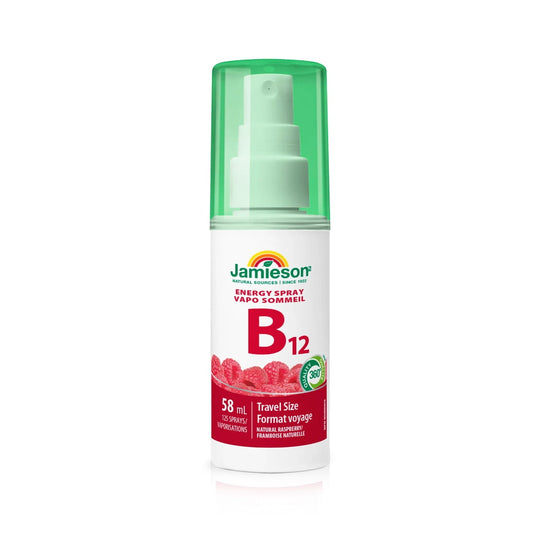 Product bottle for Jamieson Vitamin B12 Energy Spray (58 mL)
