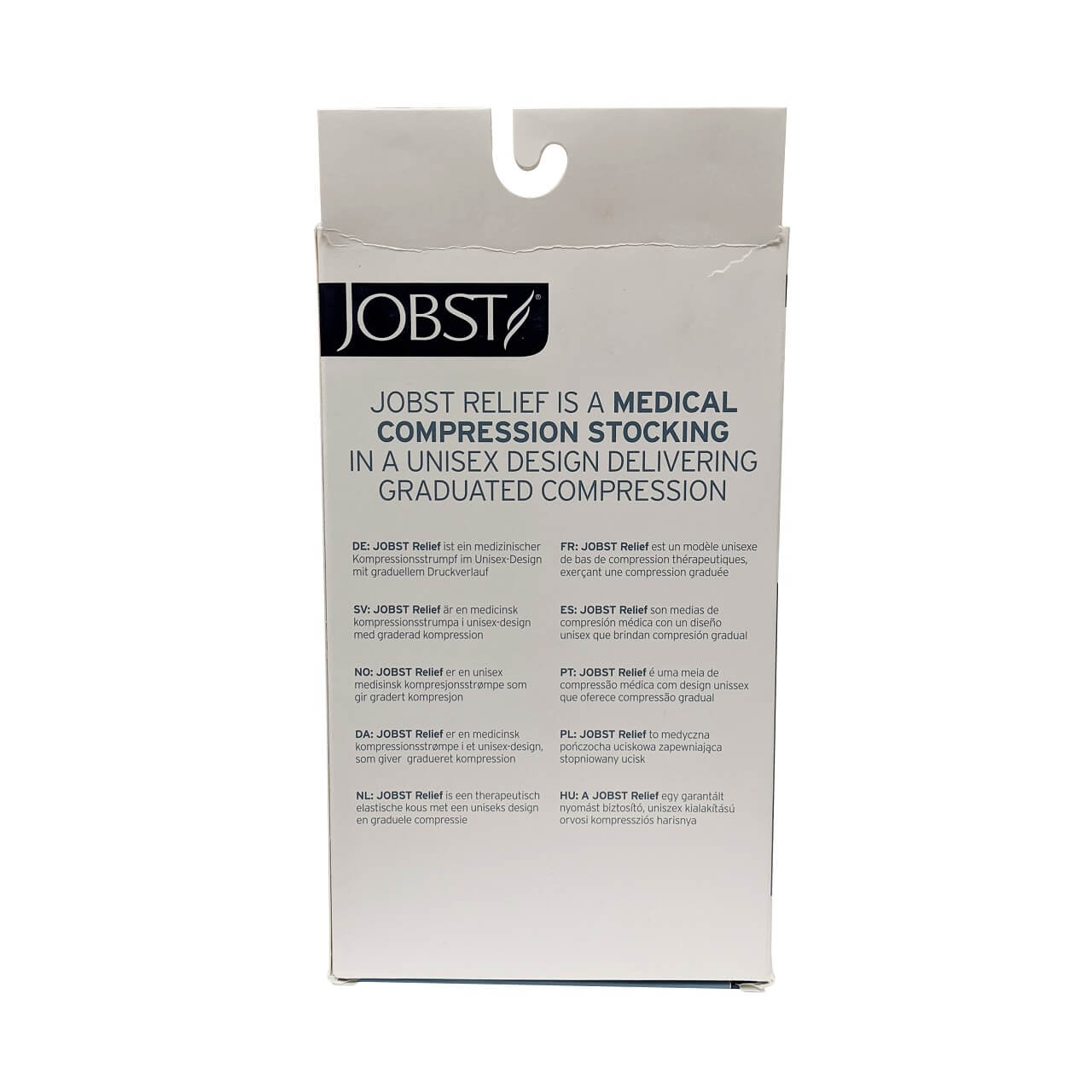 Description for Jobst Relief Compression Stockings 20-30 mmHg - Thigh High / Silicone Dot Band / Closed Toe / Beige (Large)