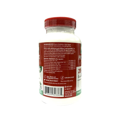 Uses, dose, ingredients for Laboratoire Suisse Probiotic Strong 20 Billion (70 capsules) in English