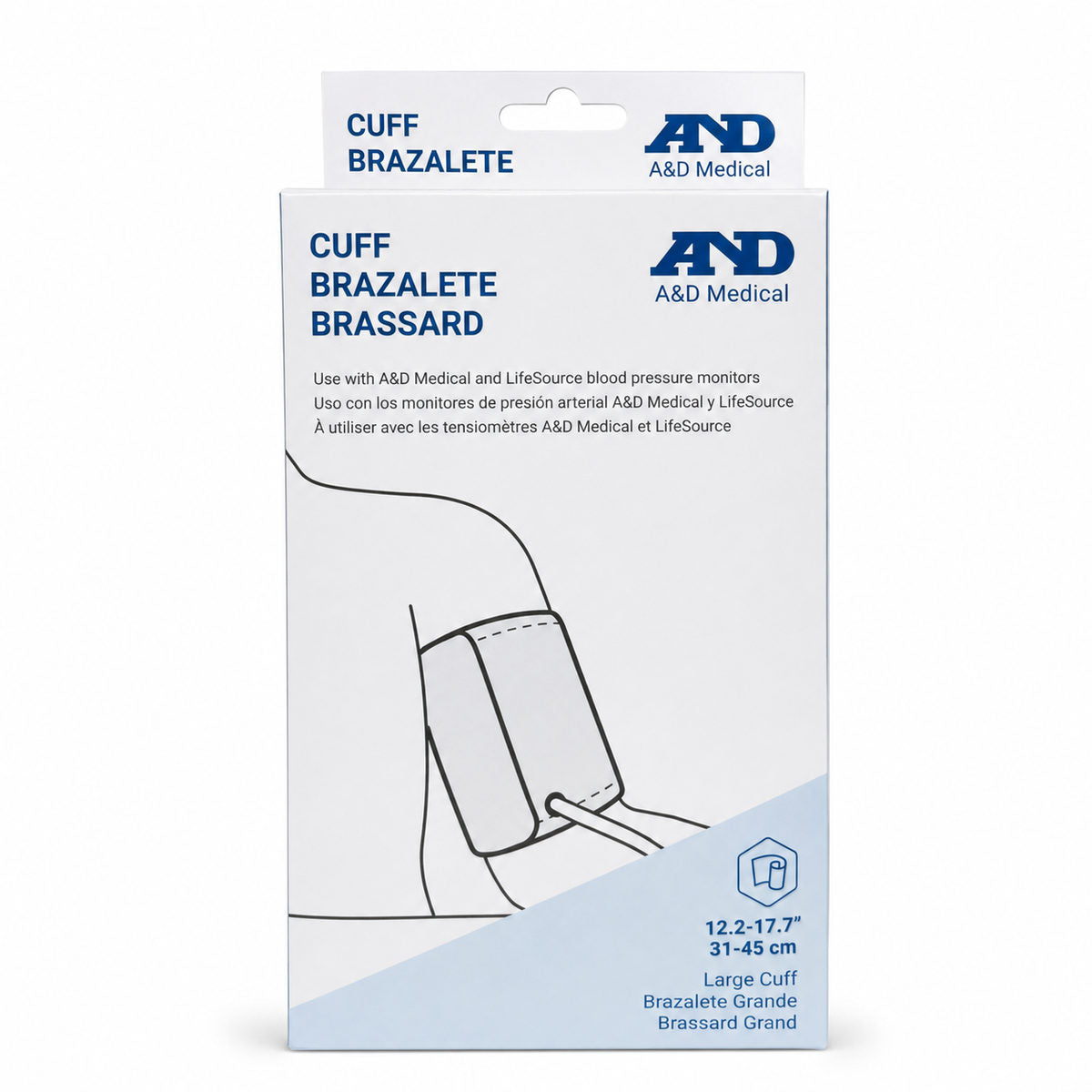 Life Source Blood Pressure Monitor Cuff (Large) UA-291A - Product Label