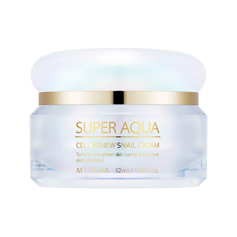 Jar label for MISSHA Super Aqua Snail Cream (70 mL)