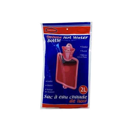 Mansfield Deluxe Hot Water Bottle in Poly Bag (2L)