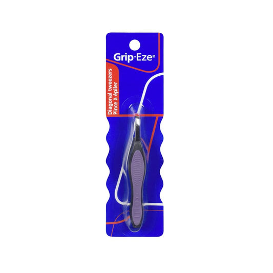 Product label for Mansfield Grip Eze Diagonal Tweezer