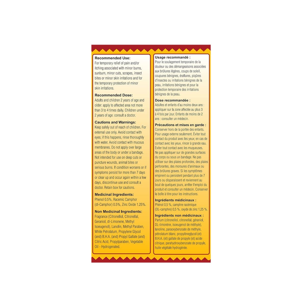 Uses, Dose, Warnings, Ingredients for Mecca First Aid Ointment (15 grams)