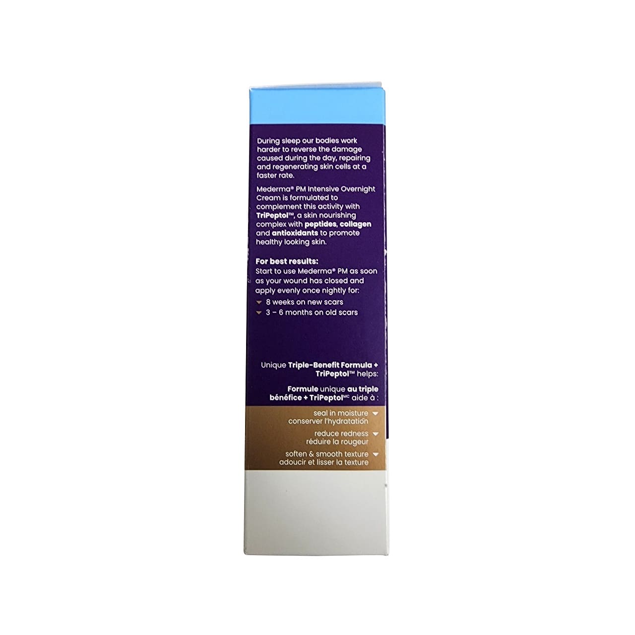 Description for Mederma PM Overnight Cream Scar Care (30 grams) in English