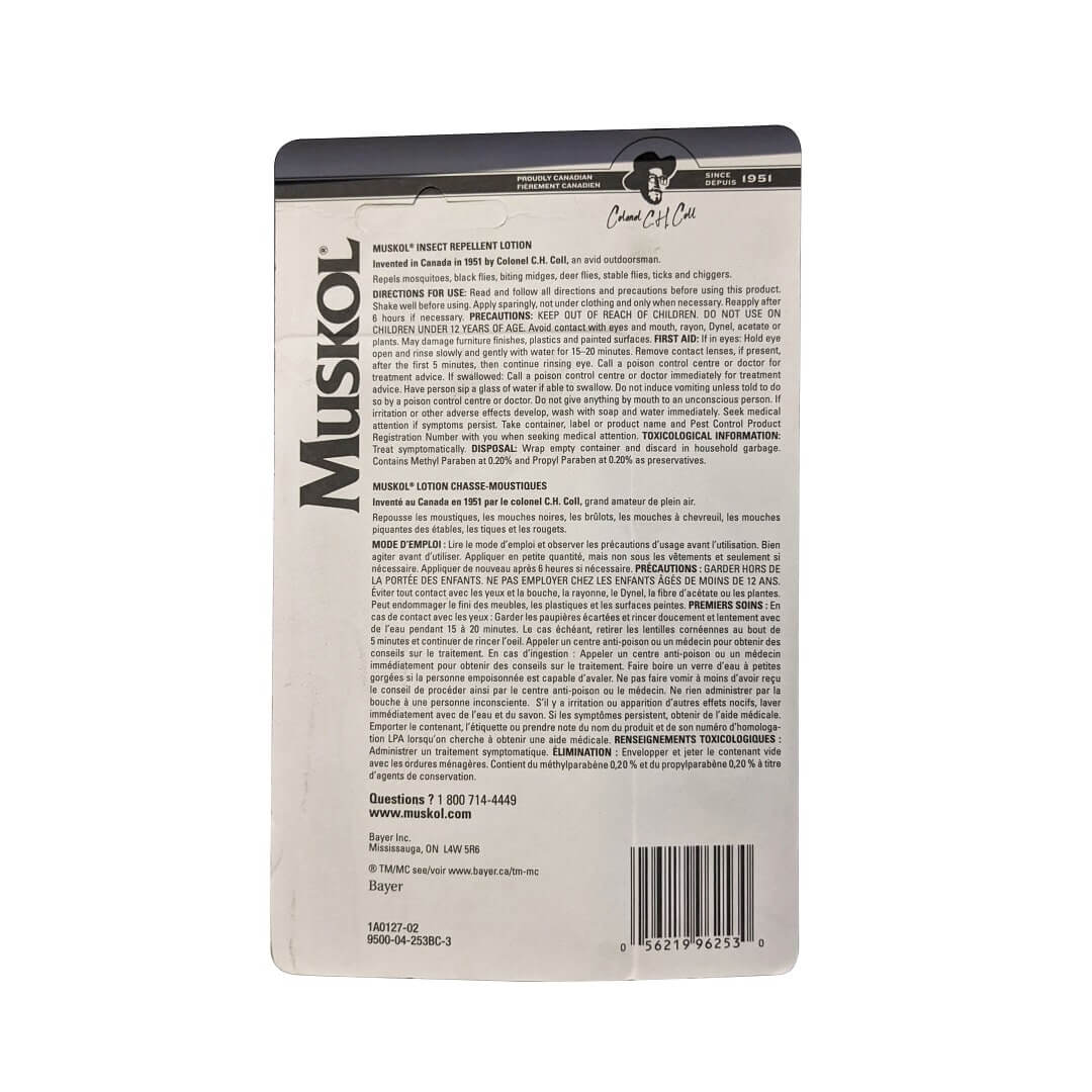 Directions, precautions, uses for Muskol Insect Repellent Lotion (100 mL)