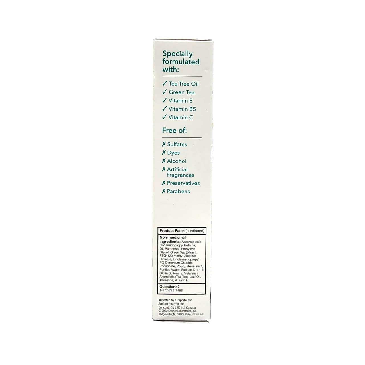 Non medicinal ingredients for Nizoral Scalp Psoriasis Shampoo (200 mL) iun English