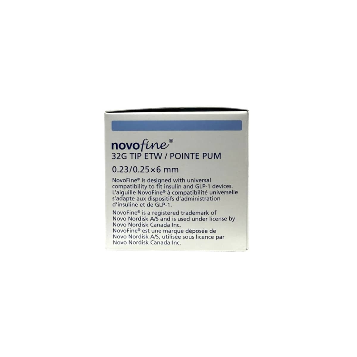 Compatibility for Novofine Insulin Pen Needles 32G ETW 6mm (100 count)
