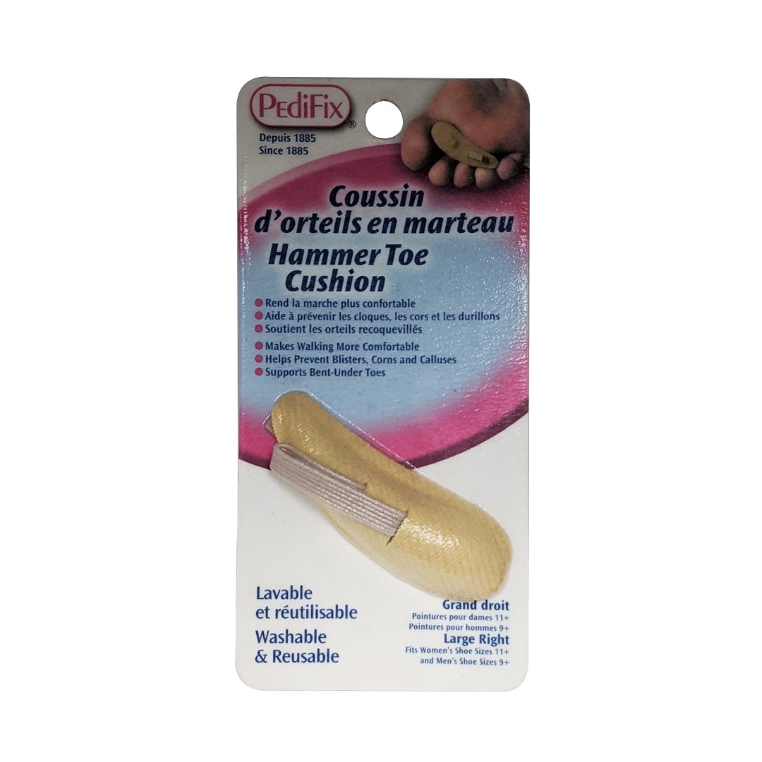 Product label for PediFix Hammer Toe Cushion (Large)