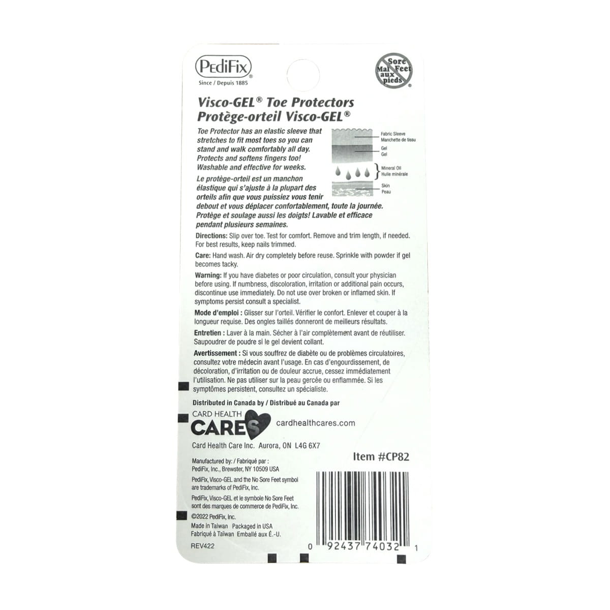 Description for PediFix Visco-Gel Toe Protector