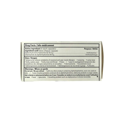 Product info for Pendopharm Diphenhydramine Extra Strength 50 mg (100 capsules) 1 of 3