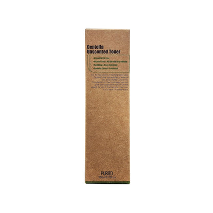 Product label for Purito Centella Unscented Toner (200 mL)