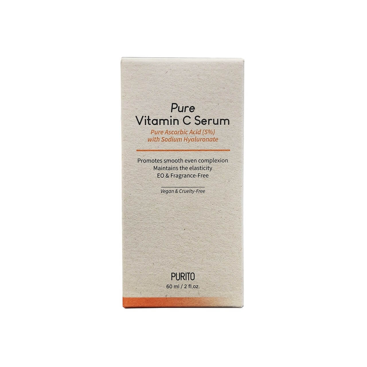 Product label for Purito Pure Vitamin C Serum (60 mL)