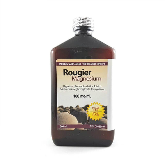 Product label for Rougier Magnesium Liquid without Sugar (500 mL)