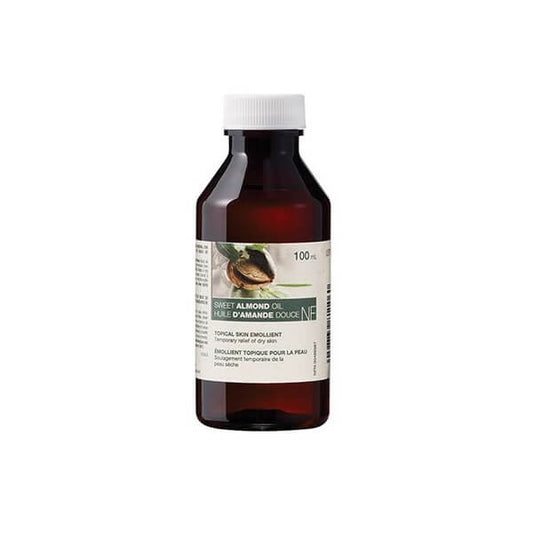 Product label for Rougier Pharma Sweet Almond Oil (100 mL) in