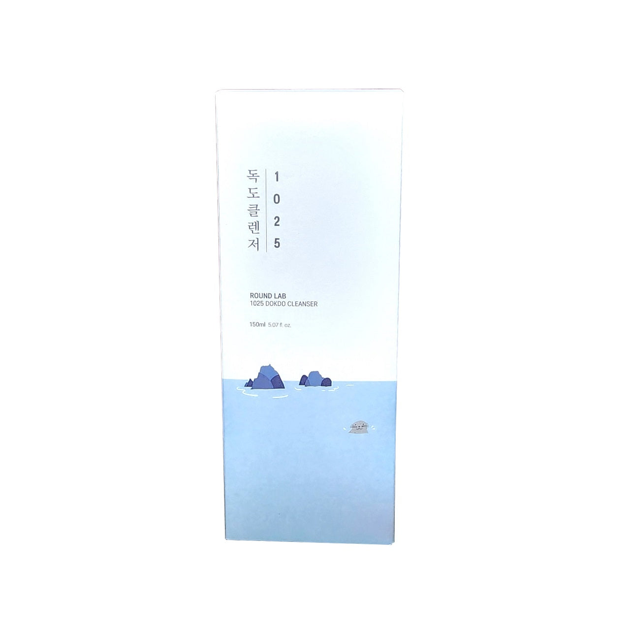 Product label for Round Lab 1025 Dokdo Cleanser (150 mL)