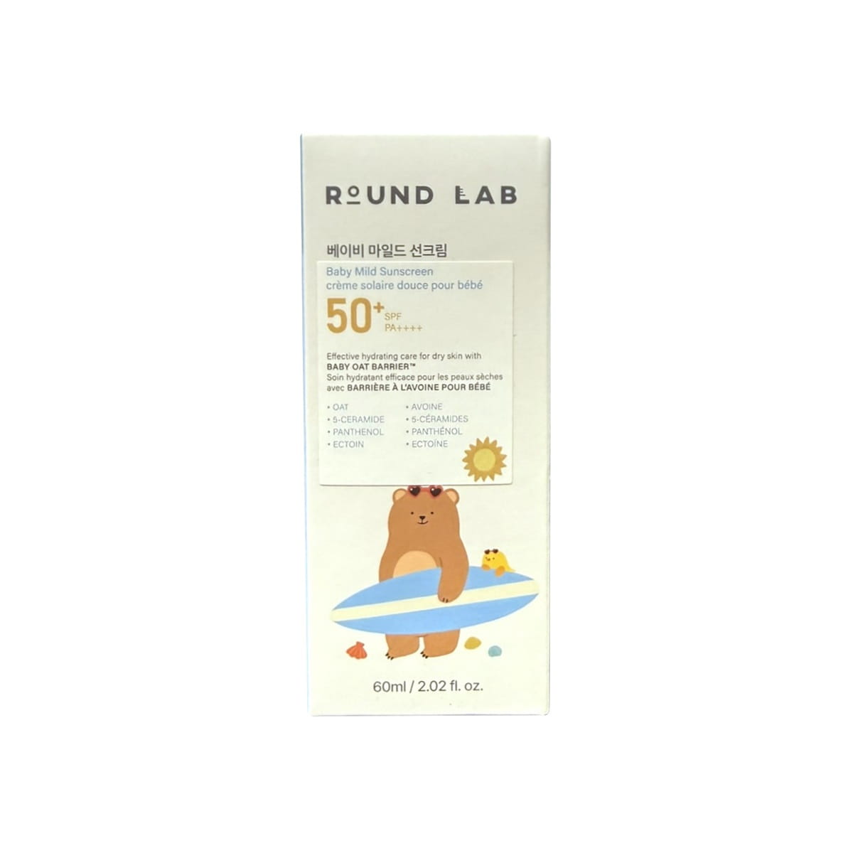 Box for Round Lab Baby Mild Sunscreen SPF50+ PA++++ (60 mL)