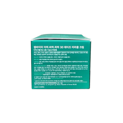 Description, ingredients, cautions for SOME BY MI AHA BHA PHA 30 Days Miracle Cream (60 mL) in Korean