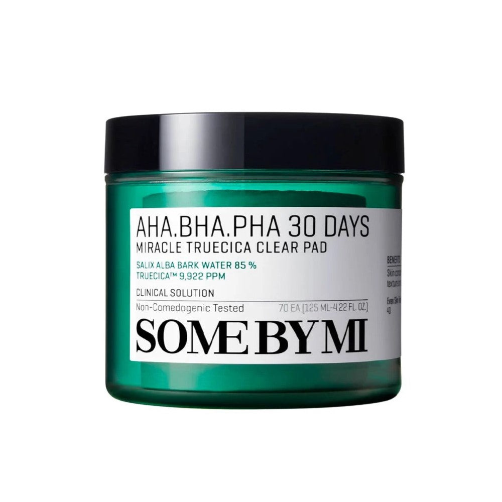 Product jar for SOME BY MI AHA BHA PHA 30 Days Miracle Truecica Clear Pad (70 pads)