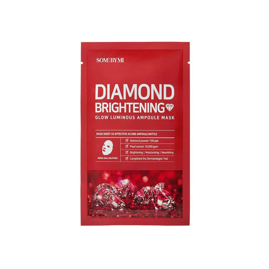 Label for SOME BY MI Red Diamond Brightening Glow Luminous Ampoule Mask (1 sheet)