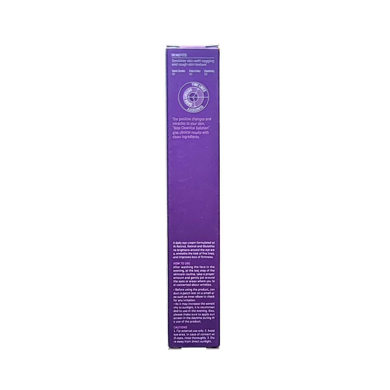 Description, how to use, cautions for SOME BY MI Retinol Intense Advanced Triple Action Eye Cream (30 mL) EN
