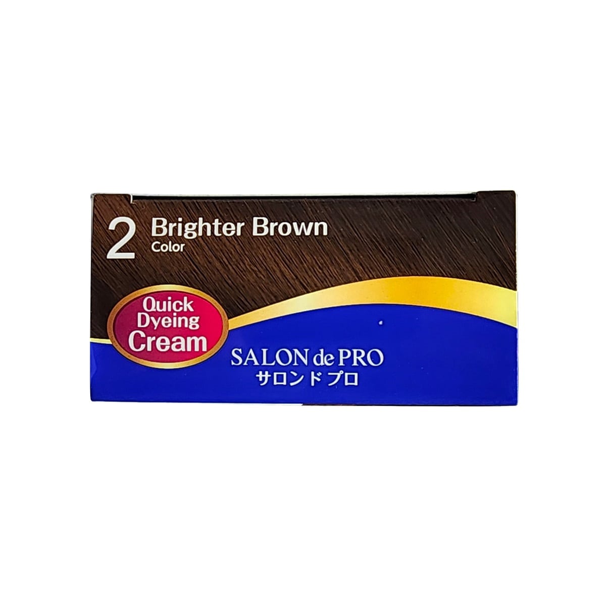 Colour swatch for Salon de Pro Hair Dye without Smell #2 Brighter Brown