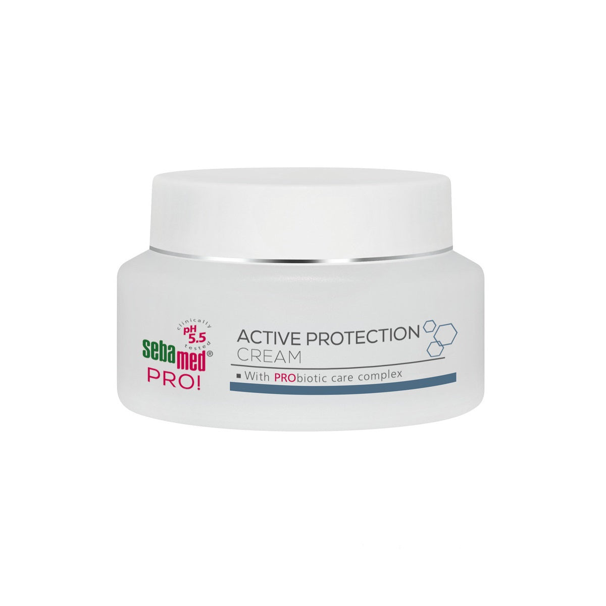 Product jar for Sebamed PRO! Active Protection Cream (50 mL)