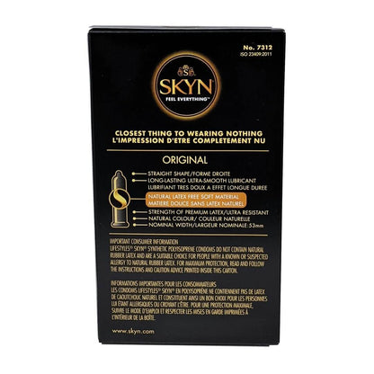 Features for Skyn Original Latex Free Condoms (12 count)