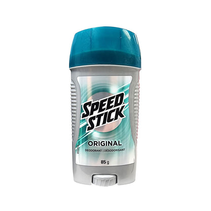 Product Label for Speed Stick Original Deodorant (85 grams)
