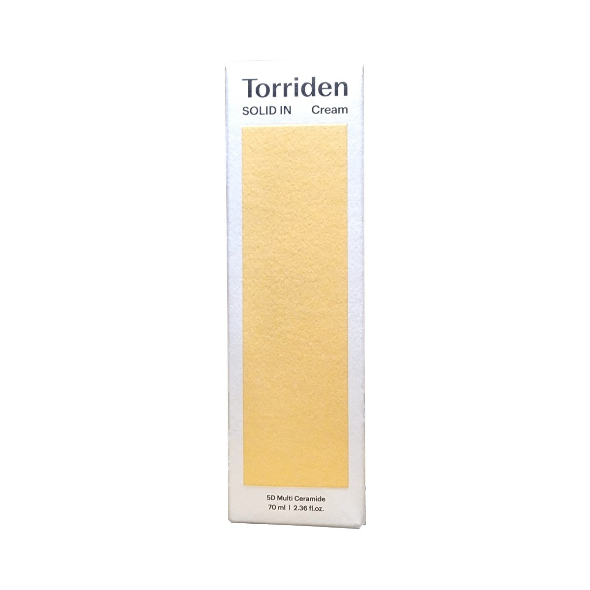 Product label for Torriden Solid-In Ceramide Cream (70 mL)