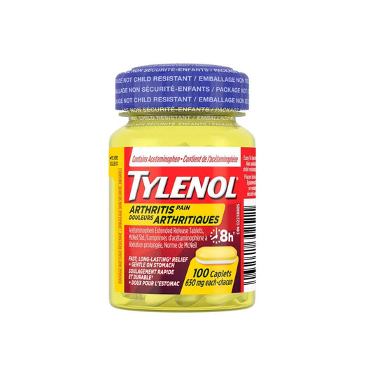 Tylenol Arthritis Pain Acetaminophen 650 mg (100 caplets)