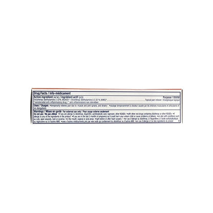 Ingredients, Uses, Warnings for Voltaren Emulgel Extra Strength Gel (30g)