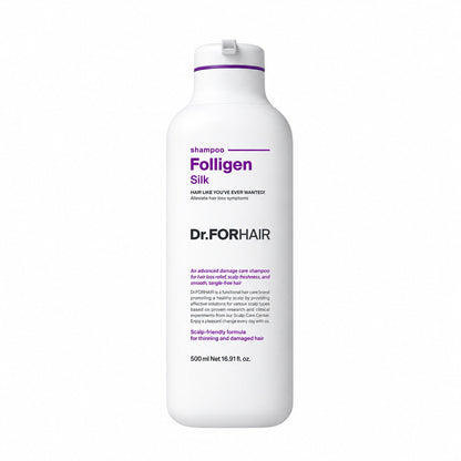 Bottle for Dr.FORHAIR Folligen Silk Shampoo (500 mL)