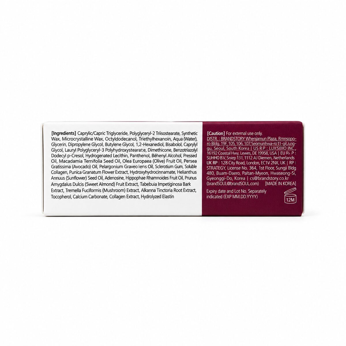 Dr. Melaxin Cemenrete Calcium Volume Multi Balm 9 g - ingredients and cautions