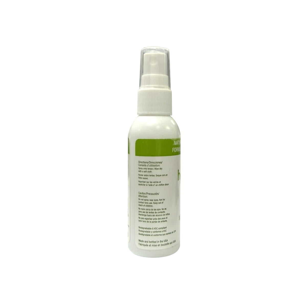 Directions and precautions for health One Lens Cleaner (59 mL)