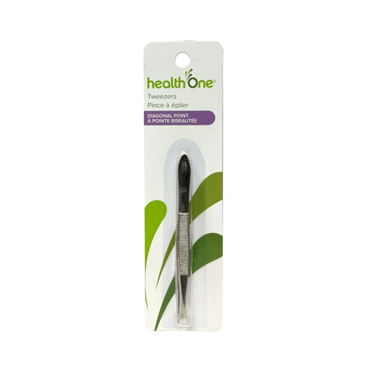 Product label for health One Tweezers with Diagonal Point