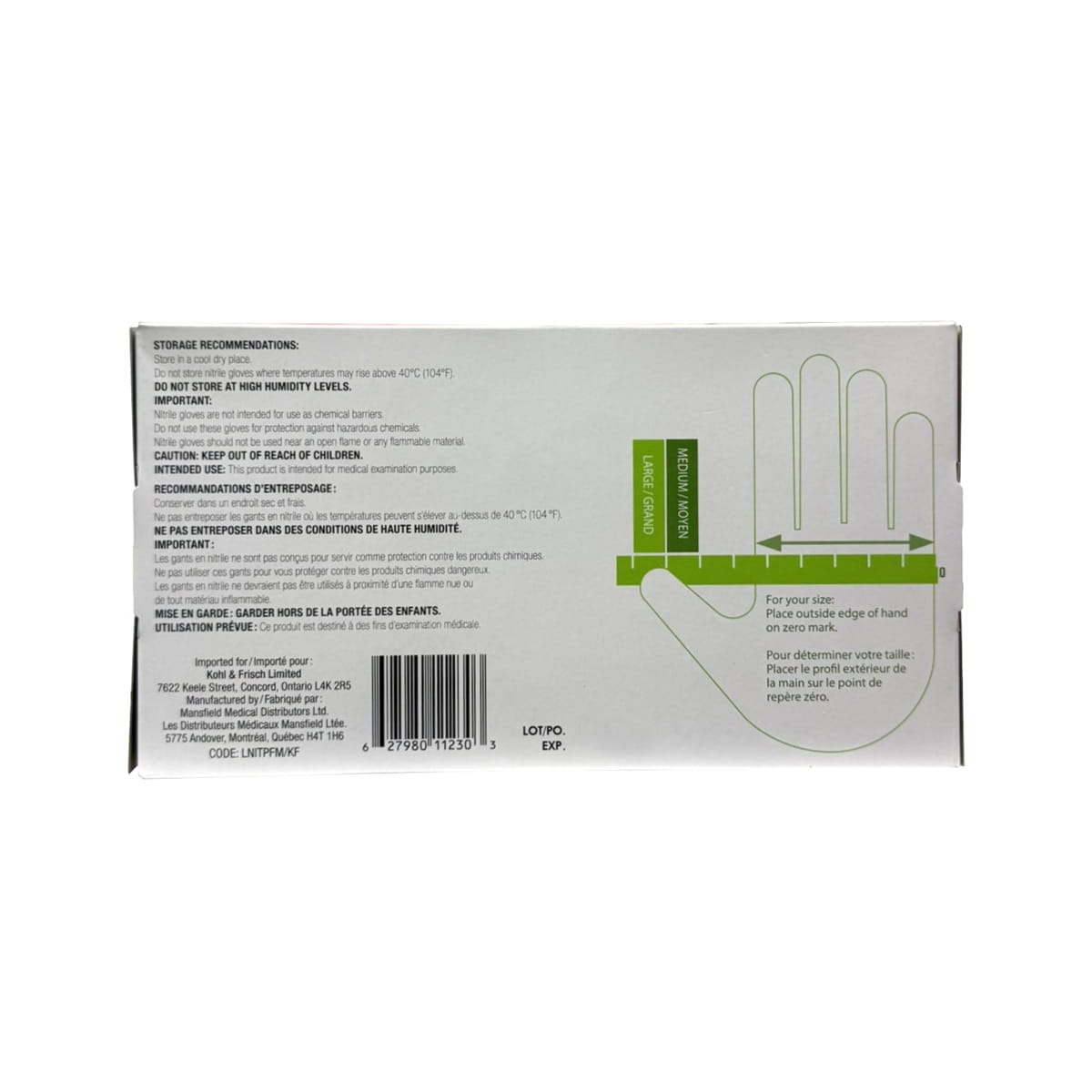 Details for health One Vinyl Nitrile Gloves Medium (100 count)