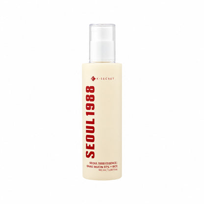 Bottle K-SECRET SEOUL 1988 Essence Snail Mucin 97% + Rice (100 mL)