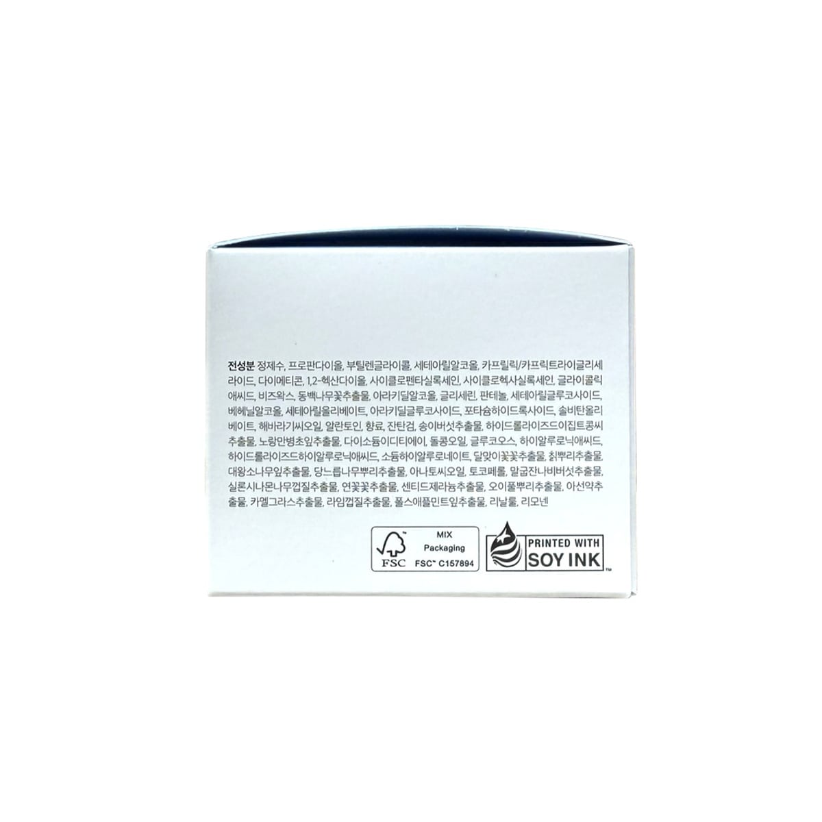 Ingredients for medicube Zero Pore Cream 2.0 (50 mL)