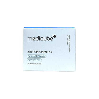 Label for medicube Zero Pore Cream 2.0 (50 mL)