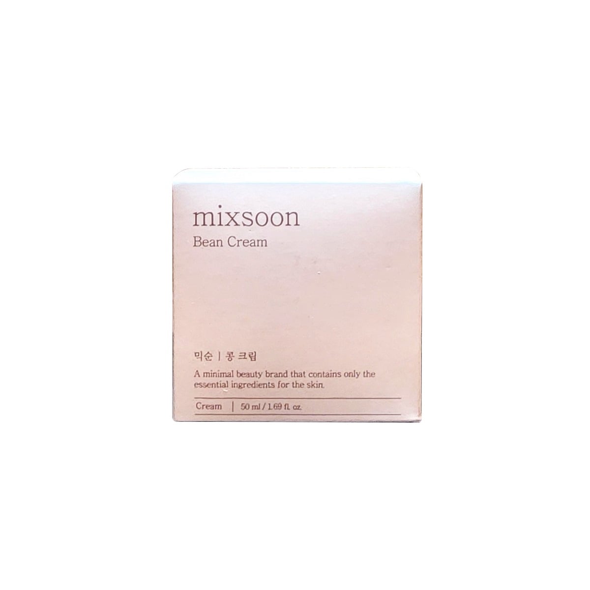 Product Label for mixsoon Bean Cream (50 mL)