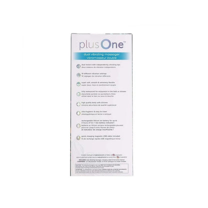 plusOne Dual Rabbit Vibrating Massager beyondRx.ca (by 99 Pharmacy) plusOne Dual Rabbit Vibrating Massager beyondRx.ca (by 99 Pharmacy)