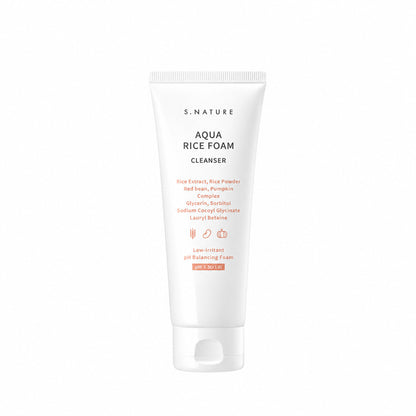 Tube for S.Nature Aqua Rice Foam Cleanser (160 mL)