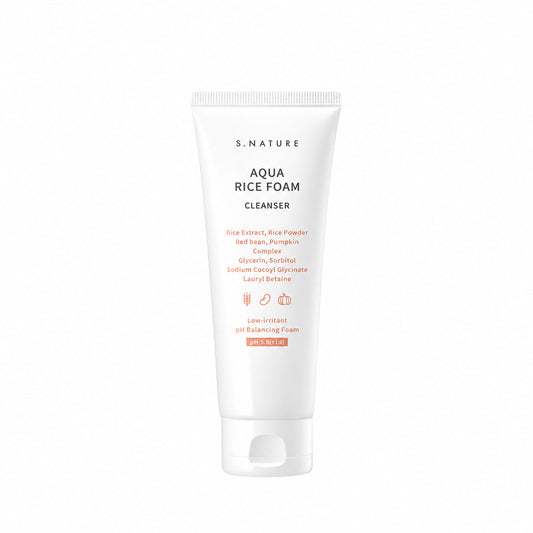 Tube for S.Nature Aqua Rice Foam Cleanser (160 mL)