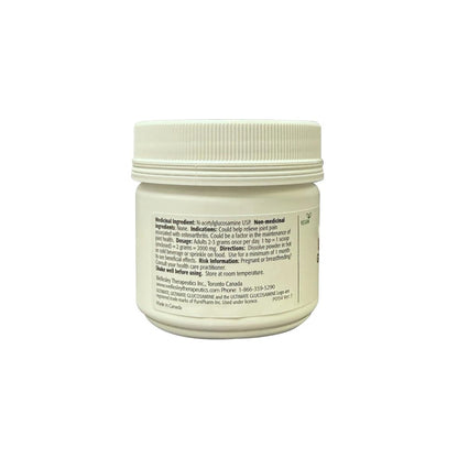 Ingredients, indications, dosage, directions, and risk for ultimate Glucosamine Once-A-Day (60 grams) in English