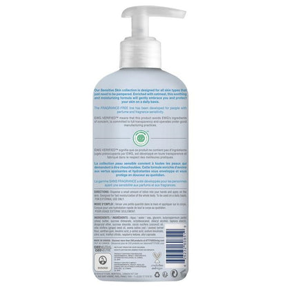 Description, directions, ingredients for ATTITUDE Sensitive Skin Natural Body Lotion - Extra Gentle - Fragrance Free (473 mL)