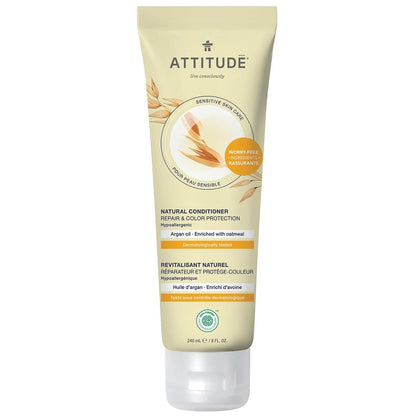 ATTITUDE Sensitive Skin Natural Conditioner - Repair & Color Protection - Argan Oil (473 mL)