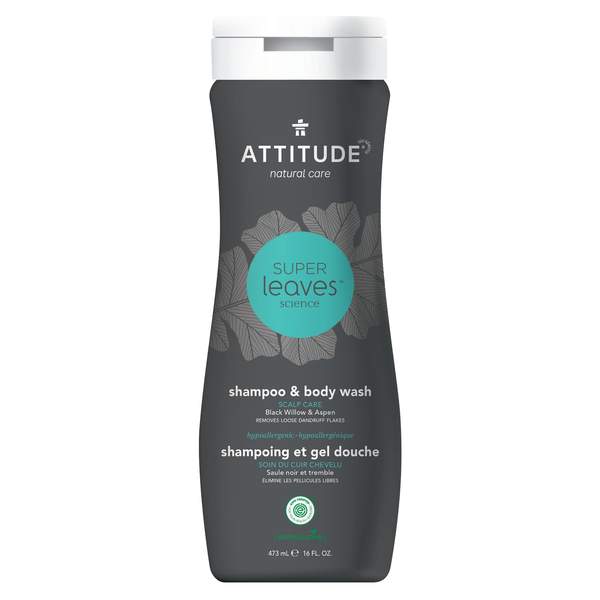 ATTITUDE Super Leaves 2-in-1 Shampoo & Body Wash - Scalp (473 mL)